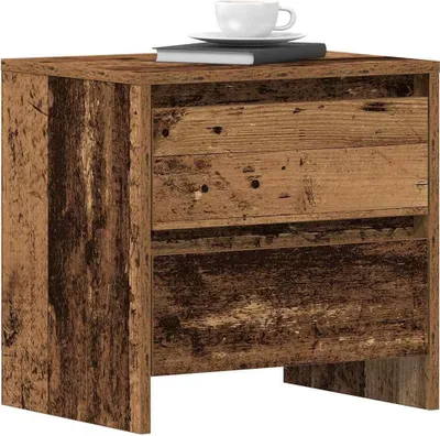 Obrázok produktu pre vidaXL Nočný stolík staré drevo 45 x 34 x 44,5 cm materiál na báze dreva