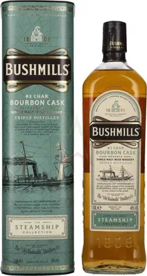 Produktbild von Bushmills CHAR BOURBON CASK Reserve The Steamship Collection 40,00 %  1,00 Liter
