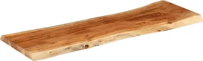 Immagine prodotto di vidaXL Piano da tavolo 120x40x3,8cm rettangolare in legno massiccio acacia bordo albero