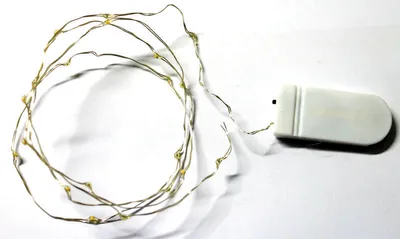 Produktbild von Lex Light Micro LED Lichterkette Batterie 0,45m 10 LEDs kaltweiß Innen
