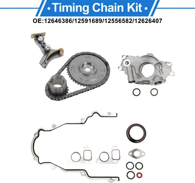 Image de 1 Ensemble De Chaîne De Distribution Pour Chevrolet Silverado Corvette Camaro Impala Pour Gmc Sierra Pour Cadillac