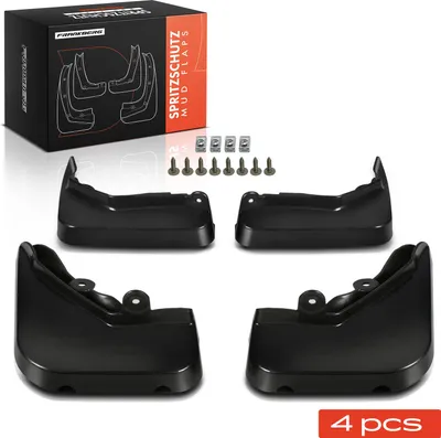 Produktbild von Frankberg 4x Spritzschutz Schmutzfänger Vorne und Hinten für Mercedes-Benz E-Klasse W212 2009-2016