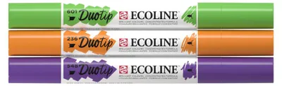 Obrázok produktu pre TALENS ECOLINE - Duotip marker Ecoline sekundárna sada 3 farby | Sada 3 x 3 kusy