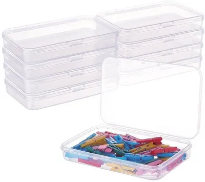 Obrázok produktu pre Plastové škatuľky – balenie po 10 kusov – 13 x 8,5 x 2 cm – Efektívne a praktické na šperky/doplnky