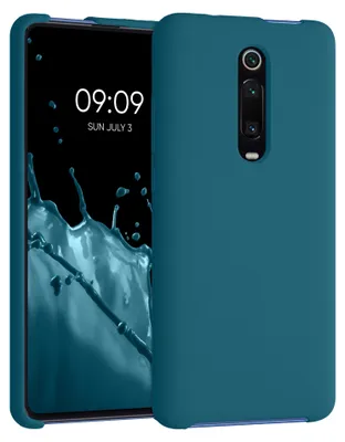 Produktbild von kwmobile Handyhülle für Xiaomi Mi 9T (Pro) / Redmi K20 (Pro) Hülle - Case Silikon - Kabelloses Laden - Schutzhülle Cover in Petrol matt