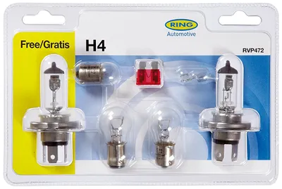 Immagine prodotto di Set di lampadine RING H4 12V con fusibile