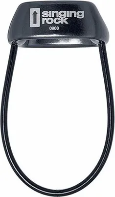 Buddy Sicherungsgerät Belay Tube von singing rock; schwarz; für Klettern und Abseilen.