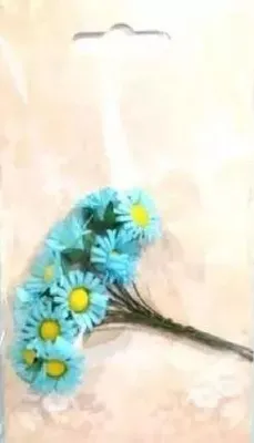 Zdjęcie produktu dla Papierowe margerytki niebieskie 10 sztuk Galeria Hobby