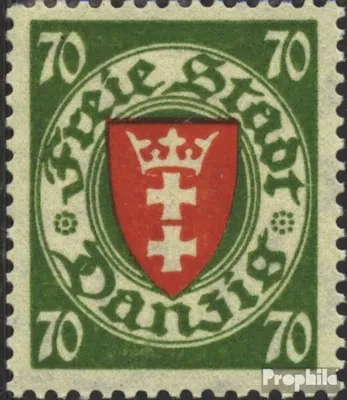 Produktbild von Briefmarken Danzig 1935 Mi 249 postfrisch Staatswappen