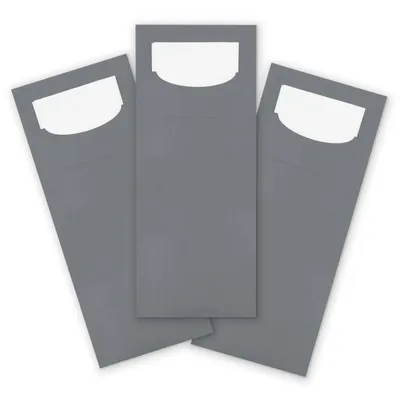 Produktbild von itenga 100x Bestecktasche taubengrau