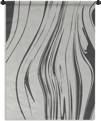 Produktbild von MuchoWow® Wandteppich Wandbehang Marmor - Grau - Muster 90x120 cm Tapisserie Dekoration Wandtuch - Wanddeko