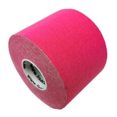 Produktbild von LisaCare Kinesiologie Tape - Pink - 5cm x 5m