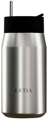 Produktbild von ESTIA Kaffeebecher Isolierbecher Thermobecher 360 ml silber Becher Trinkbecher aus Edelstahl