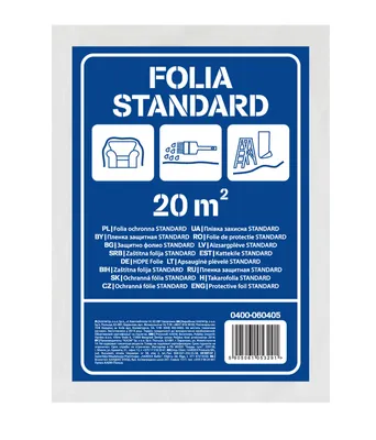 Immagine prodotto di Pellicola protettiva Hardex HDPE 4mx5m StandardFlex spessore circa 0,005 mm
