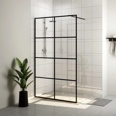 Zdjęcie produktu dla vidaXL Parawan prysznicowy do kabiny prysznicowej z przezroczystym szkłem ESG 140x195 cm