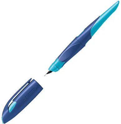Produktbild von Schulfüller Easybirdy A Rechthänder mitternachtsblau/azur Packung mit 12 Stück