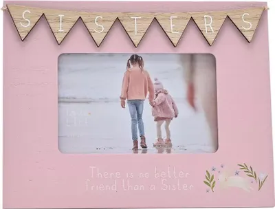 Produktbild von Celebrations - "Love Life Sisters" Fahnen Rahmen WD3701 (Einheitsgröße) (Pink)