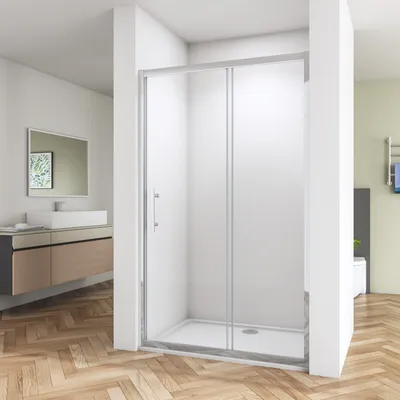 Produktbild von 120x190cm Duschkabine Duschabtrennung Schiebetür Gleittür 8mm Nano Sicherheitglas