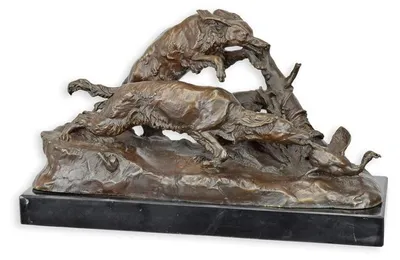 Productafbeelding van A Bronze Sculpture Of A Duckchase