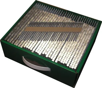 Produktbild von 20° Streifennägel RKP Rundkopf 3,4x100mm Glatt blank Papiergebunden für Nagler