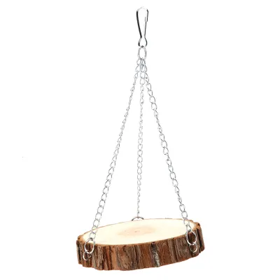 Image de Jouet balançoire,Jouet balançoire pour animaux,Jouet balançoire en bois,Jouet balançoire naturel,Jouet balançoire pour perroquet