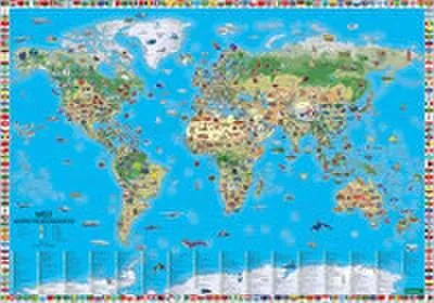 Obrázek produktu pro Mapa světa pro děti, 1:22 000 000, plakát, freytag & berndt