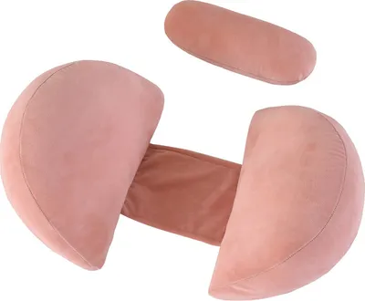 Produktbild von （rosa Jade）Keil-Schwangerschaftskissen, Mutterschaftskissen für schwangere Frauen mit verstellbarem Doppelkeil, Schwangerschaftskissen, Unterstützung für Bauch, Rücken, Beine und verstellbarem