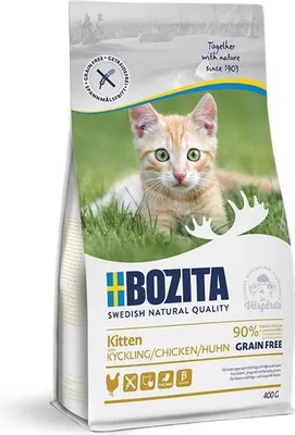 Image de Bozita Chaton sans céréales au poulet 400 g