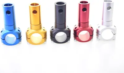 Produktbild von Halterung für Sitz oder Auspuff, Aluminium, eloxiert, für 28, 30 oder 32mm Rohrrahmen, Farbe:schwarz, Rahmendurchmesser:32mm
