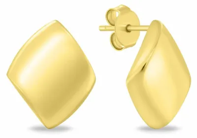 Obrázok produktu pre Elegantné minimalistické pozlátené náušnice EA1218Y