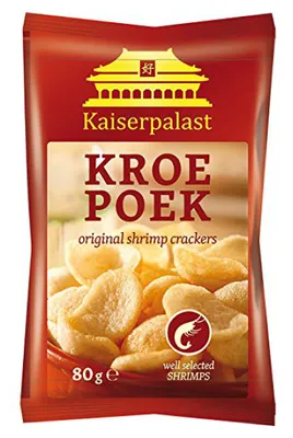 Obrázek produktu pro Kaiserpalast Kroepoek Original Shrimp crackers natur Krabbenchips 80g