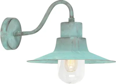 Produktbild von Elstead Sheldon Außen-Wandleuchte E27 Grünspan IP44