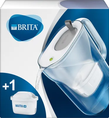 Zdjęcie produktu dla Filtr do wody BRITA Style jasnoszary z 1 wkładem filtrującym MAXTRA+