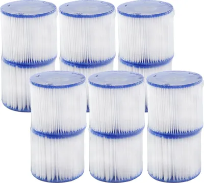 Produktbild von Summer Waves Pool Ersatz Filterpatrone Filterkartusche Größe D im 12er Pack
