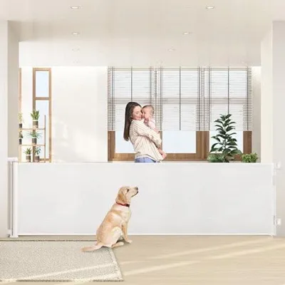 Produktbild von Treppenschutzgitter 300 cm - Extra breite Bedienung