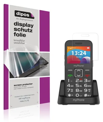 Produktbild von 4x Schutzfolie für MP myPhone Halo 3 LTE klar Displayschutzfolie Folie Display Schutz dipos