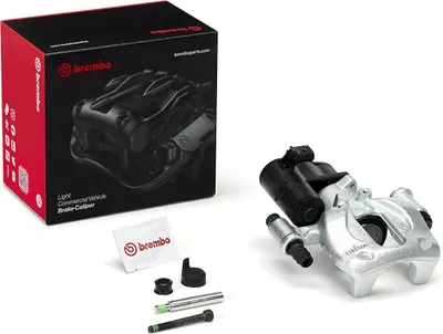 Image de BREMBO F BR 076, étrier de frein arrière gauche, diamètre 54 mm, compatible avec MERCEDES-BENZ Sprinter 3,5 tonnes, fourgon (907, 910) et SPRINTER 3 tonnes, fourgon (910)
