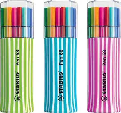 Produktbild von STABILO Premium-Filzstift -  Pen 68 - 15er Single-Pack - mit 15 verschiedenen Farben
