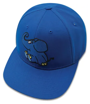 Immagine prodotto di Cappellino da baseball per adulti Koaa, modello "Elefante", con scritta sul davanti, in cotone, colore blu, taglia unica
