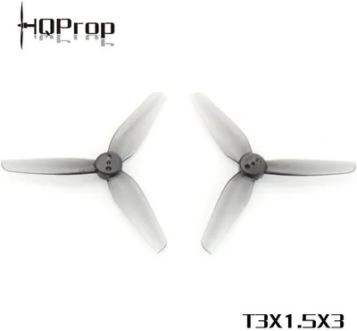 Produktbild von HQ Durable Dreiblatt Propeller T3X1.5X3 Grau 4 Stück PC FPV Propeller 3 Zoll