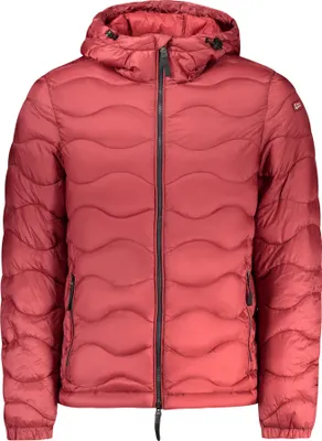Produktbild von Herrenjacke Rot mit Kapuze – Praktisch mit Taschen & Reißverschluss