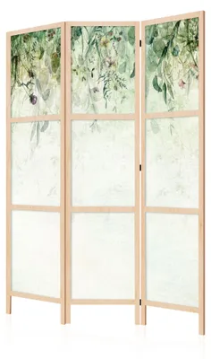Immagine prodotto di LUMASOUL Paravento monofacciale, paravento divisorio per interni, motivo floreale, 135x172 cm