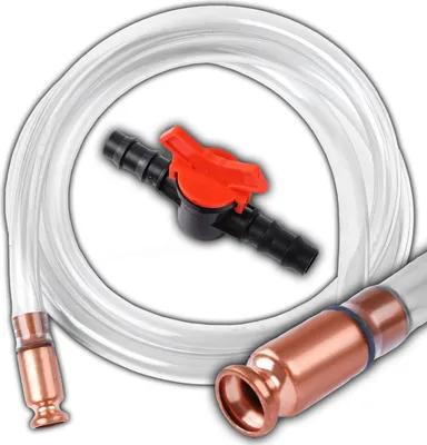 Produktbild von Universal Schüttelschlauch 180cm Länge, Handpumpe, Umfüllpumpe für Wasser, Benzin, Diesel, Öl, Flüssigkeits, Manuelle Transferpumpe Kraftstoffe Retoo