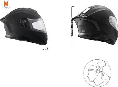 Image de Casque moto VEVOR, design intégral, compatibilité Bluetooth, M