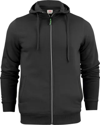 Produktbild von Printer - Hoodie mit durchgehendem Reißverschluss für Herren BC7270 (4XL) (Schwarz)