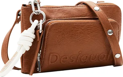 Produktbild von Desigual Phone Bag Handytasche Geldbörse Mone Half Logo 24 Lisa 24SAYP01, Farbe:Braun