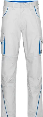 Produktbild von Workwear Pants - COLOR - white/royal, Gr. 26