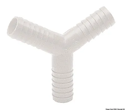 Image de Raccord en Y en nylon 10 mm , 1 pièce