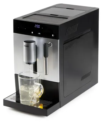 Produktbild von Domo DO1150K, Espressomaschine, 1,1 l, Kaffeebohnen, Eingebautes Mahlwerk, 1350 W, Schwarz