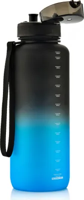 Immagine prodotto di Bottiglia per bere Bottiglia per l'acqua Bottiglia per lo sport Bottiglia per la bicicletta 1500 ml nero/blu